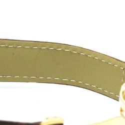 CARTIER Must Tank Vermeil Gold Plated Leather Quartz Unisex Watch BF558289