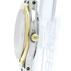 Polished OMEGA De Ville Symbol K18 Gold Stainless Steel Ladies Watch BF571272