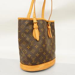 Louis Vuitton Tote Bag Monogram Petit Bucket PM M42238 Brown Women's