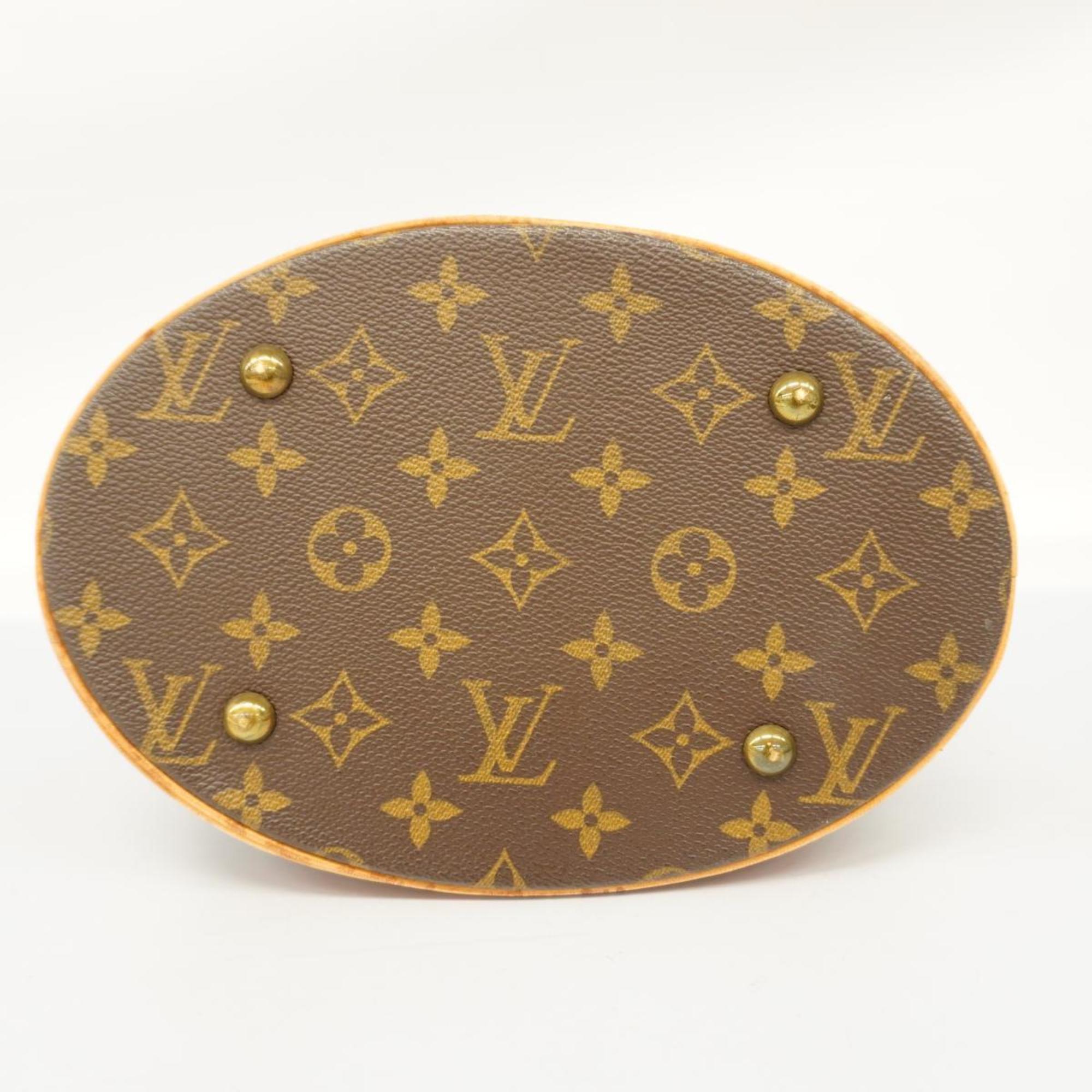 Louis Vuitton Tote Bag Monogram Petit Bucket PM M42238 Brown Women's