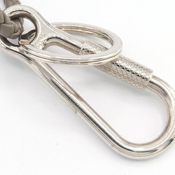 Tod's Neck Strap Grey Leather Key Ring Holder for Women and Men TOD'S