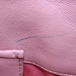 Miu Miu Miu Handbag Matelasse Nappa Crystal 5BE001 Pink Leather Shoulder Bag Gathered Beads Women's MIUMIU