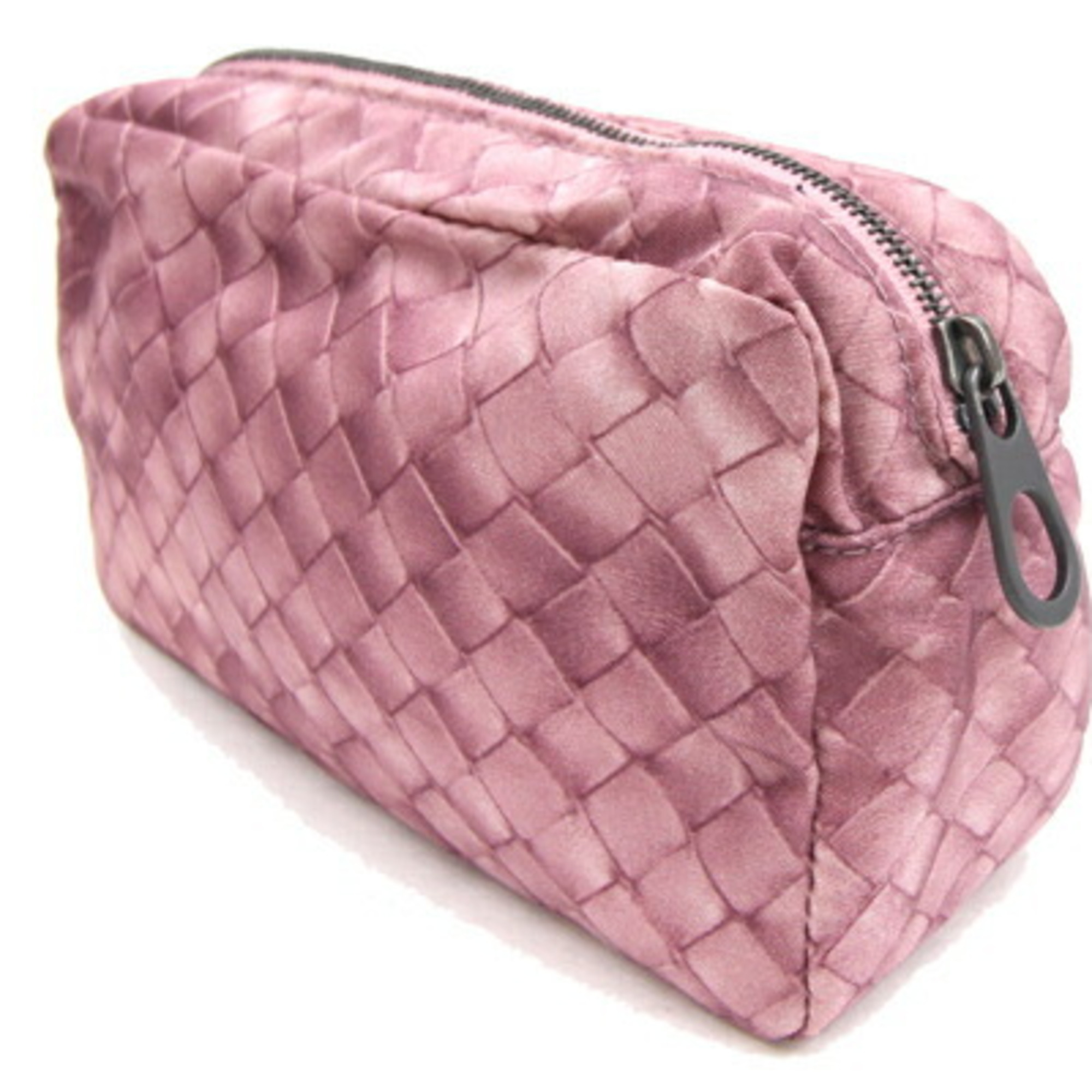 Bottega Veneta Pouch Intrecciato Illusion 301473 Purple Pink Nylon Travel Women's BOTTEGA VENETA