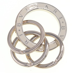BVLGARI Key Ring 35277 Gold Ivory Metal Holder for Women