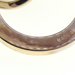 BVLGARI Key Ring 35277 Gold Ivory Metal Holder for Women