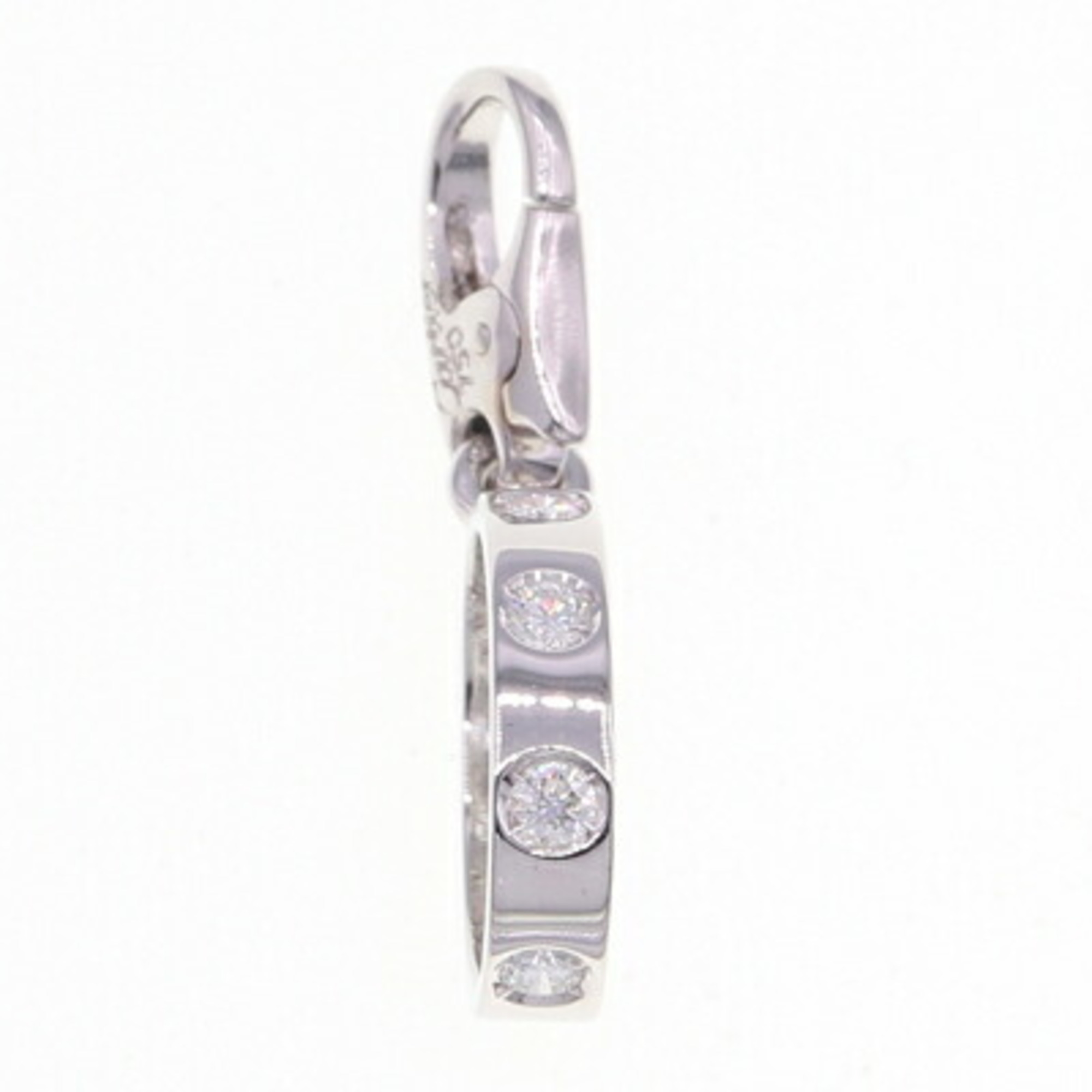 Cartier Pendant Top Love Charm Full Diamond 750 WG Head Necklace Women Men Baby