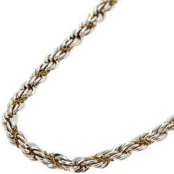 Tiffany Twisted Rope Necklace Silver/18K Yellow Gold for Women TIFFANY&Co.