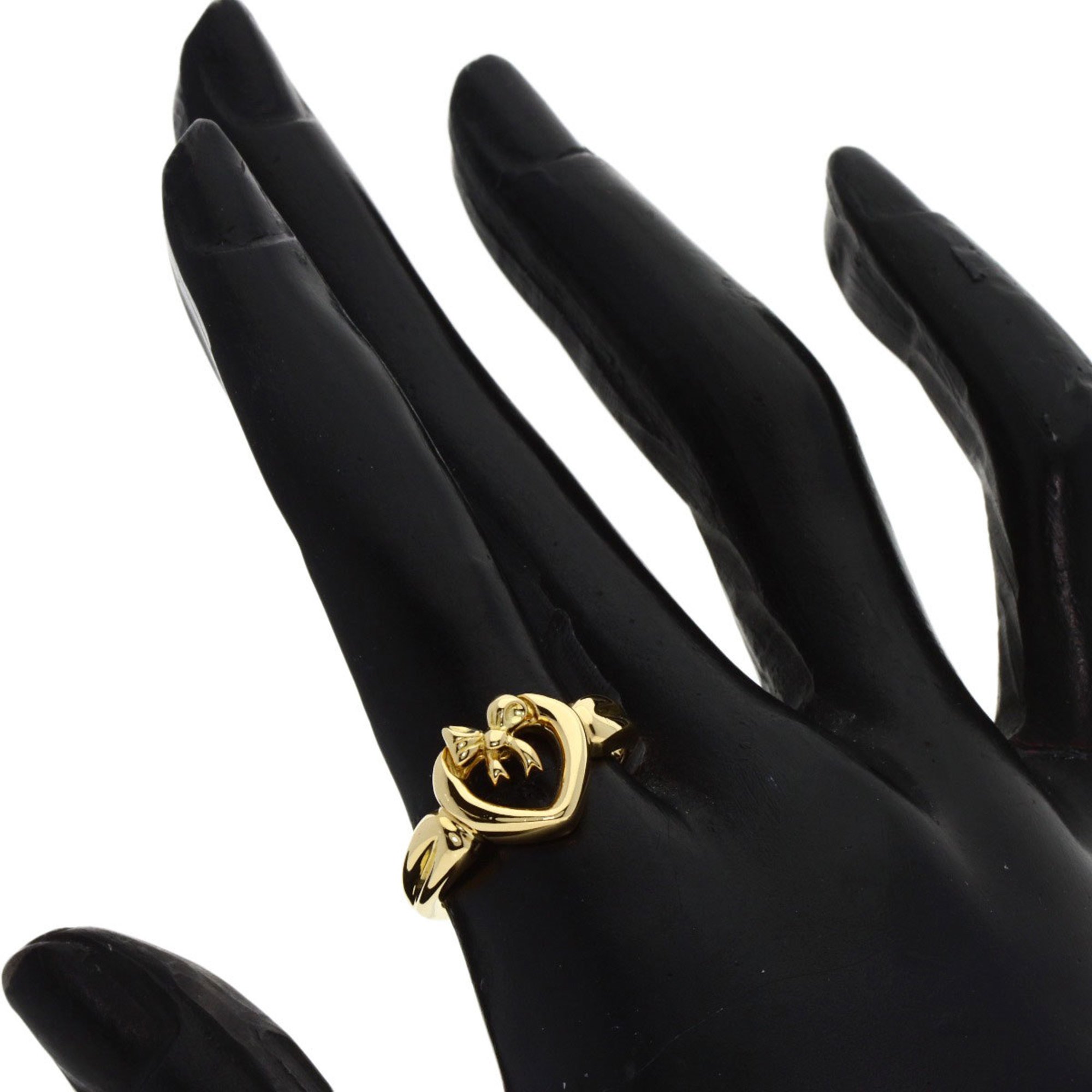 Tiffany Heart with Bowl Ring, 18K Yellow Gold, Women's, TIFFANY&Co.
