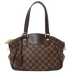 Louis Vuitton Damier Women's Handbag Verona PM N41117 Brown