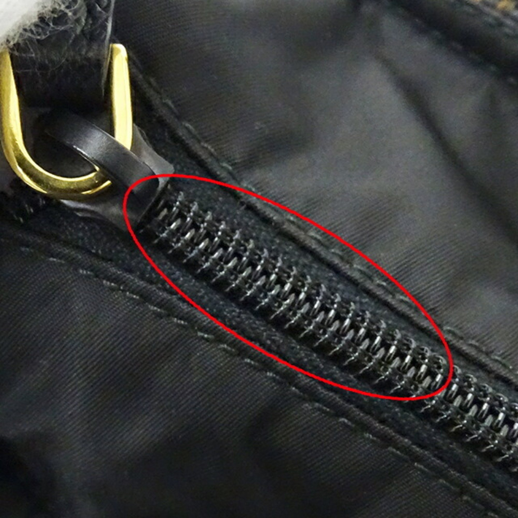 PRADA Women's Tote Bag Nylon Black 1BG085 Quilted