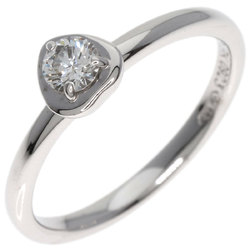 Cartier Diamant Léger Heart Diamond #48 Ring, K18 White Gold, Women's, CARTIER