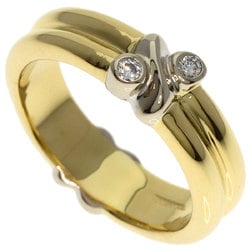 Tiffany Signature Diamond Ring, 18K Yellow Gold/18KWG, Women's, TIFFANY&Co.