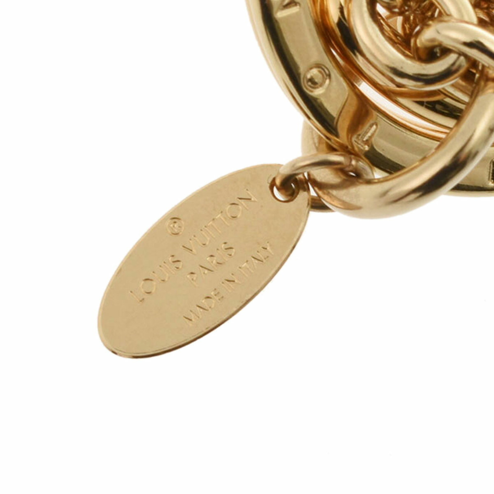 LOUIS VUITTON Louis Vuitton Porte-Cle Color Line Bag Charm Gold/Pink M64525 Women's GP Keychain