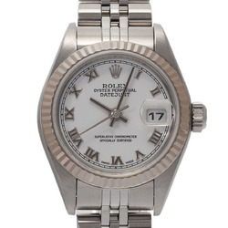ROLEX Rolex Datejust 10P Diamond 79174 Ladies SS/WG Watch Automatic White Dial