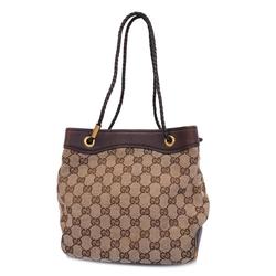 Gucci Handbag GG Canvas 109143 Brown Women's