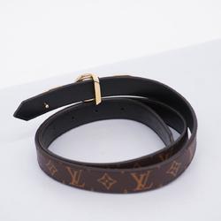 Louis Vuitton Belt Monogram LV Circle Prime 20MM Reversible M0510 Brown Black Women's