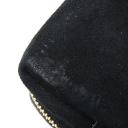 Saint Laurent Pouch 669964 Black Leather Bag Charm Keychain Women's SAINT LAURENT PARIS