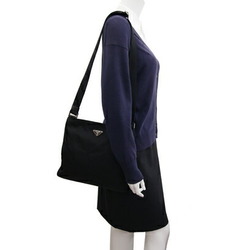 Prada Shoulder Bag VA0053 Black Nylon Women's PRADA
