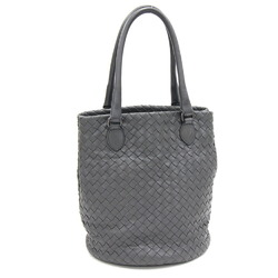 Bottega Veneta Handbag Intrecciato 225166 Grey Leather Tote Bucket Type Women's BOTTEGA VENETA