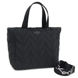 Kate Spade Handbag Ellie Briar Lane WKRU5824 Black Nylon Quilted Women's