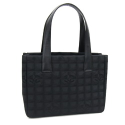 Chanel Tote Bag New Travel Line PM A20457 Black Nylon Canvas Leather Women's CHANEL