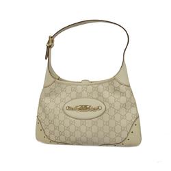 Gucci Handbag Guccissima 145778 Leather Ivory Champagne Women's