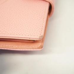 Chanel Wallet Caviar Skin Pink Women's