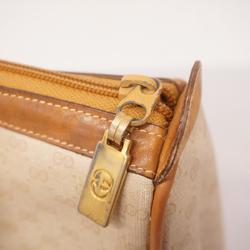 Gucci handbag micro GG leather ivory brown ladies