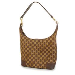 Gucci Shoulder Bag GG Canvas 001 4204 Brown Women's