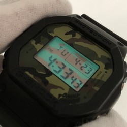 G-SHOCK CASIO Casio Watch DW-5600VT TOMMY Collaboration Digital Black Camouflage Khaki Men's Mikunigaoka Store ITJXBLCE826A