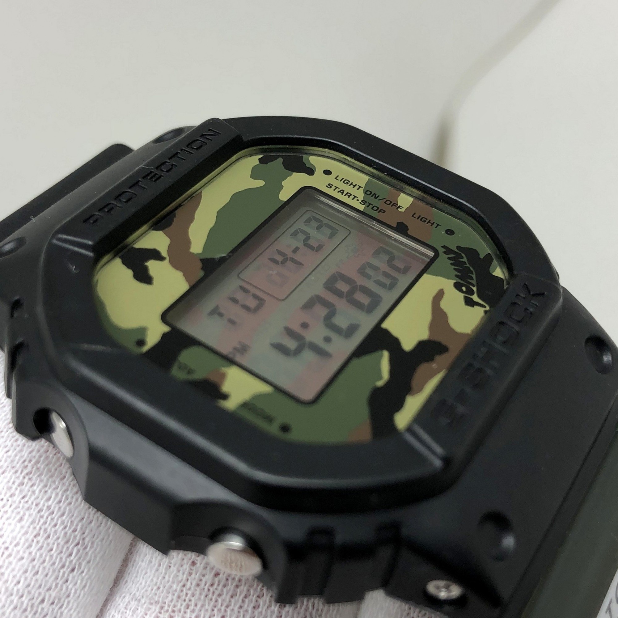 G-SHOCK CASIO Casio Watch DW-5600VT TOMMY Collaboration Digital Black Camouflage Khaki Men's Mikunigaoka Store ITJXBLCE826A
