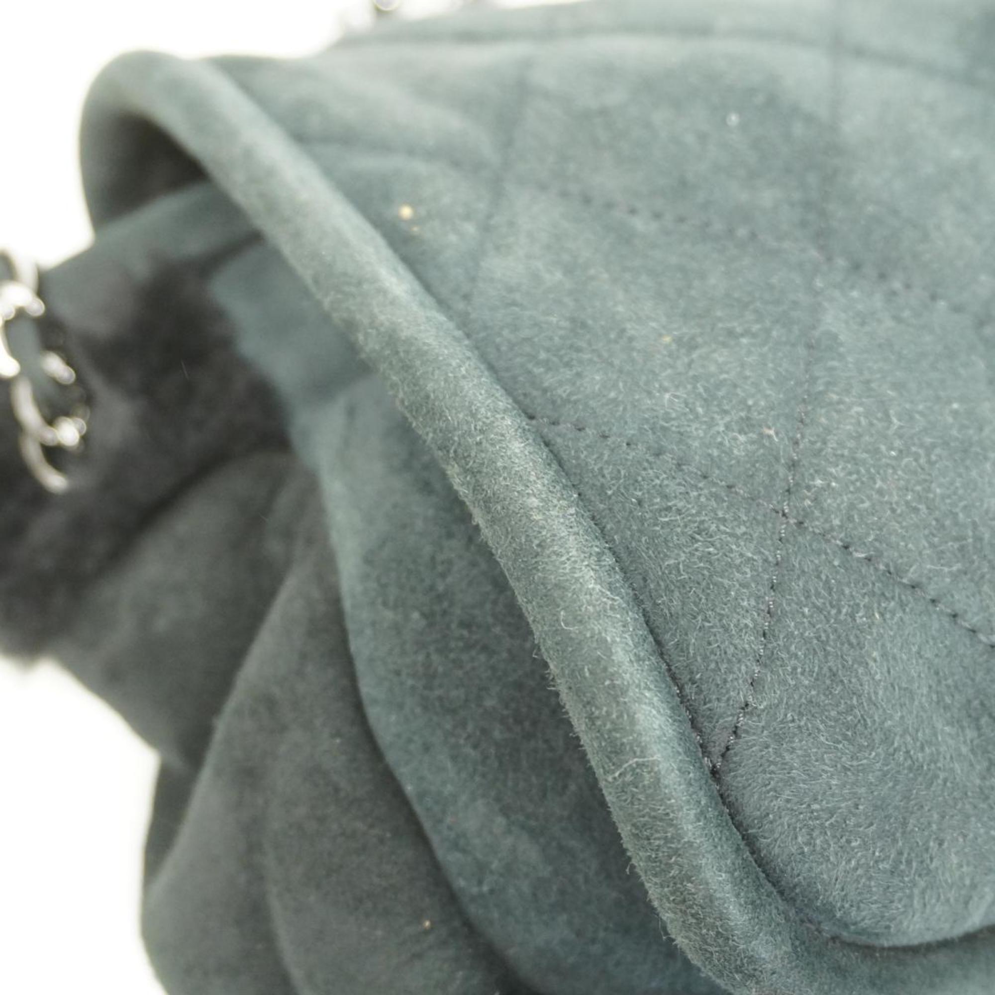 Chanel Shoulder Bag 2.55 W Chain Mouton Black Women's