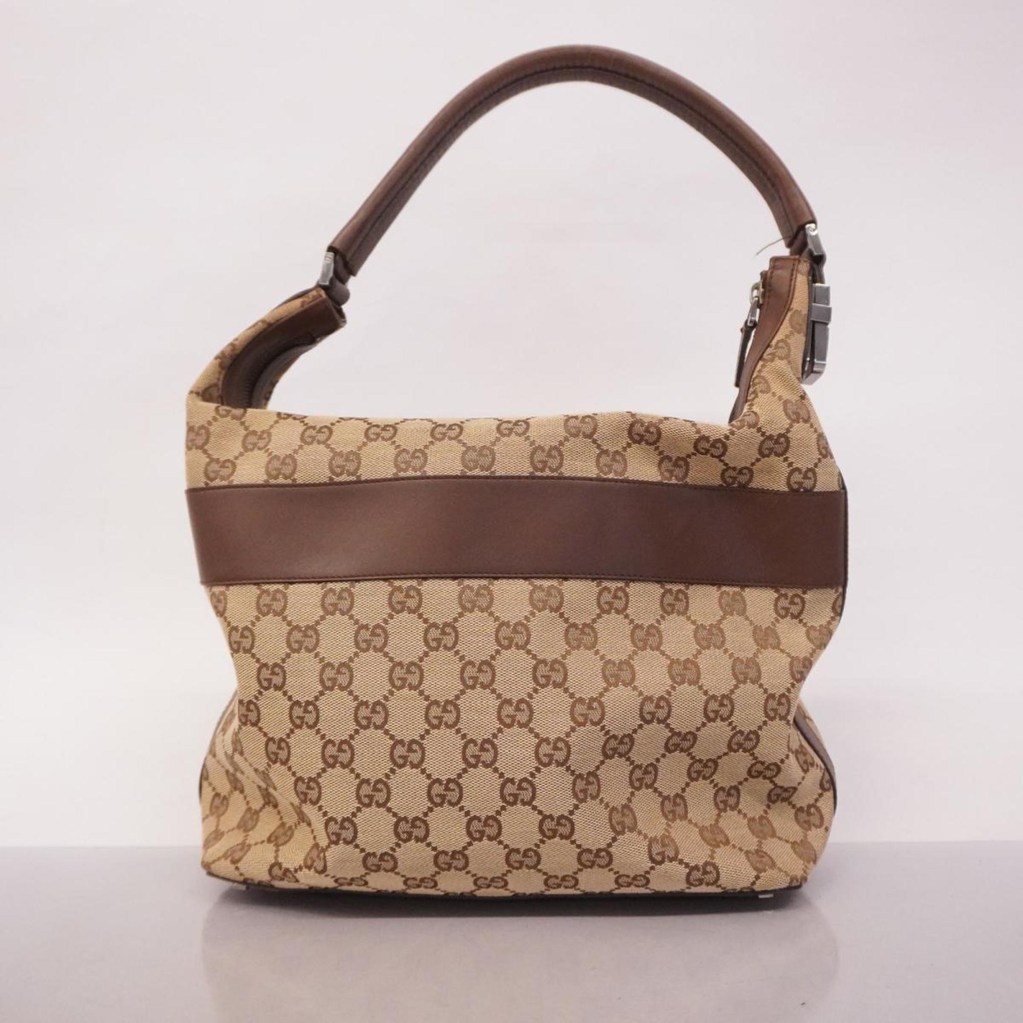Gucci Shoulder Bag GG Canvas 001 4298 Brown Women's