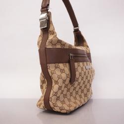Gucci Shoulder Bag GG Canvas 001 4298 Brown Women's
