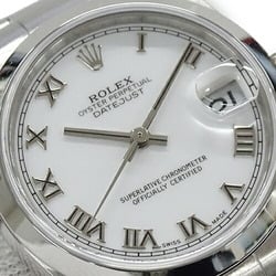 Rolex ROLEX Datejust 78240 K series watch for boys, automatic, AT, stainless steel, SS, silver, white, Roman, polished