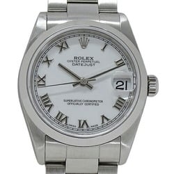 Rolex ROLEX Datejust 78240 K series watch for boys, automatic, AT, stainless steel, SS, silver, white, Roman, polished