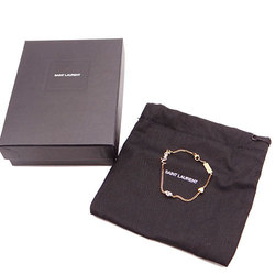 Saint Laurent SAINT LAURENT Bracelet Women's Opium Heart Gold 701950 Size S