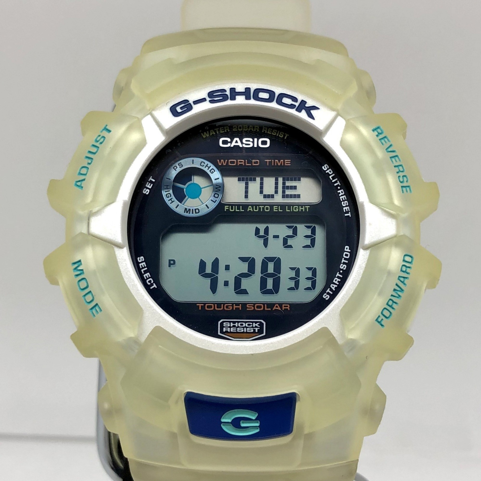 G-SHOCK CASIO Casio Watch G-2300EB Green Collection Tough Solar White Skeleton Men's Mikunigaoka Store ITB6UWB8A3AO