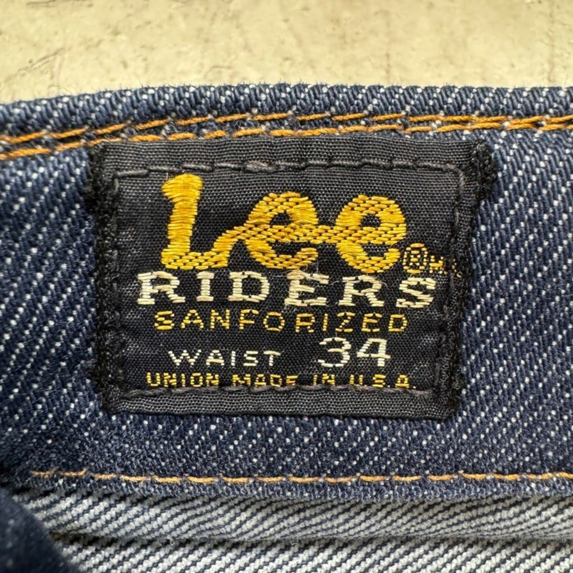 Lee RIDERS Riders 70's Stretch Denim Light-ounce Black Side Tag Straight Good Condition W34 Mikunigaoka Store IT869SGUTF8K RM2920H