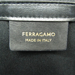 Salvatore Ferragamo GG-213985 Women,Men Canvas Tote Bag Black
