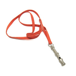 Hermes Whistle For Dog Dog Whistle Leather Metal Orange,Silver