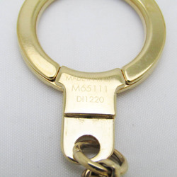 Louis Vuitton Bag Charm Chain Fleur De Monogram M65111 Keyring (Cream,Gold)