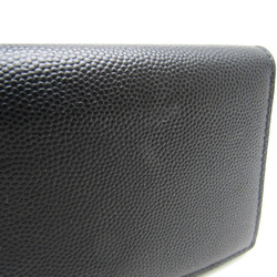 Saint Laurent 469338 Leather Card Case Black