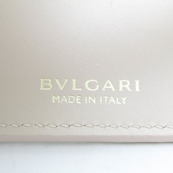 Bvlgari Bvlgari Bvlgari 288284 Women's Leather Key Case Metallic Gold