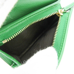 Gucci GG Matelasse 723786 Women's Leather Wallet (bi-fold) Green