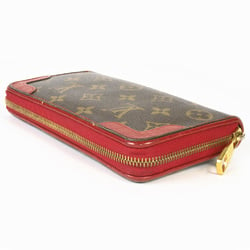 LOUIS VUITTON Zippy Wallet Retiro Round Monogram Canvas M61854 Cerise MI1188 IT0OTN3FKD48