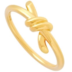 Tiffany & Co. Knot Ring, Size 13, K18YG, Women's, ITKHQTVUVAK2