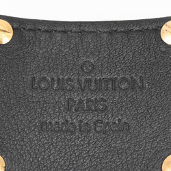 LOUIS VUITTON Bracelet SO LV Leather Metal M6180 Black DC1139 IT6WRJBBCQIW