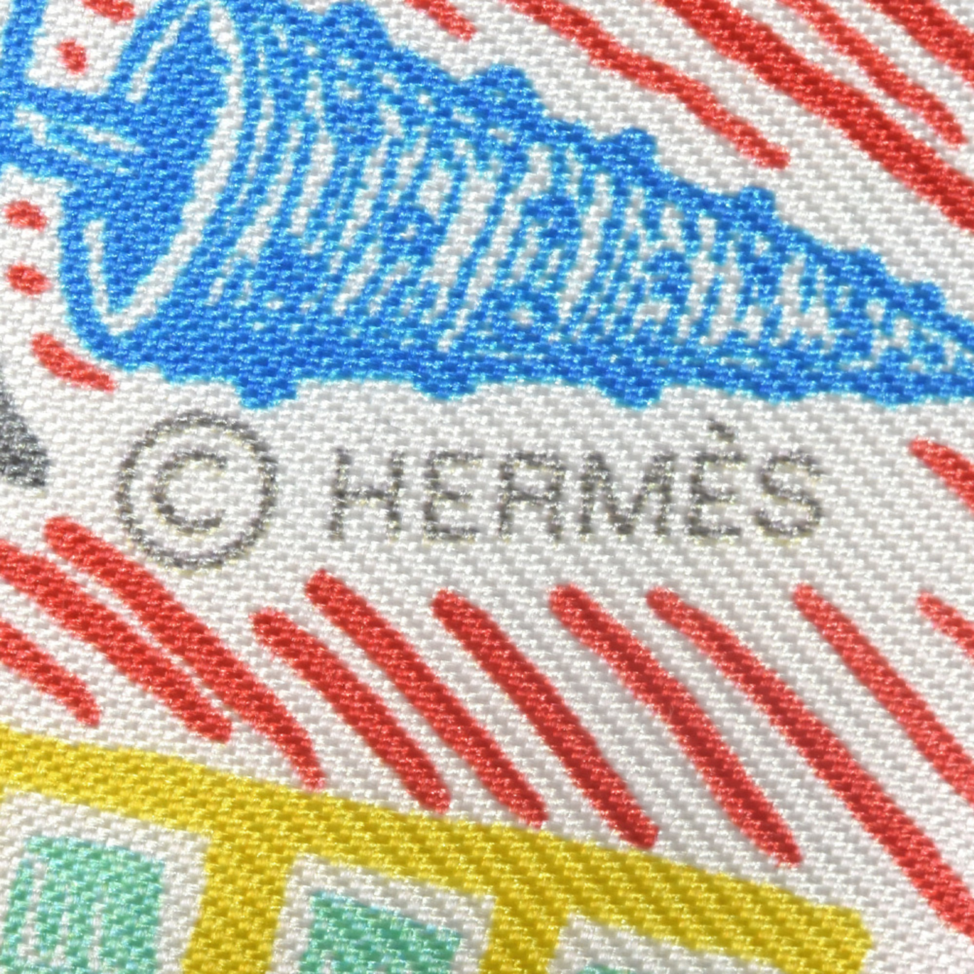 Hermes HERMES Twilly Super Silk Quest Scarf Muffler 86cm Multicolor Women's ITSZQWYYZBSQ