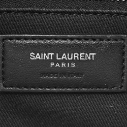 Saint Laurent SAINT LAURENT 48H Duffle Bag Sac de Jour Souple Shoulder Grained Leather 480584 Black Handbag ITJ1Y5LPUTKL